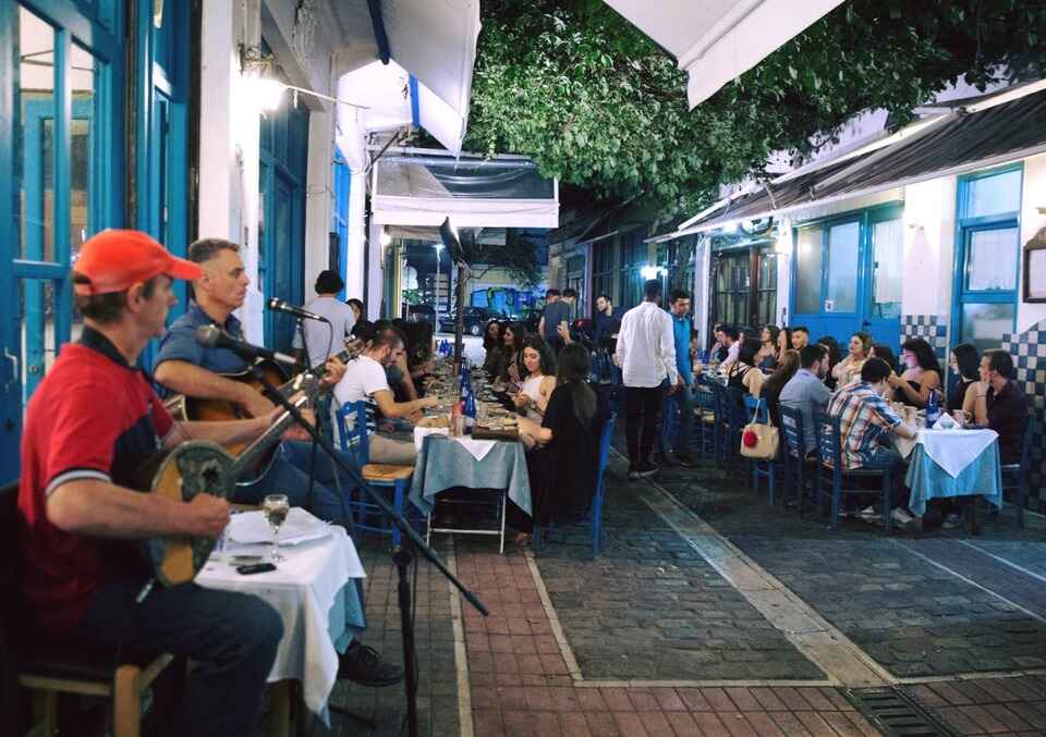 Taverna in Thessaloniki, Greece