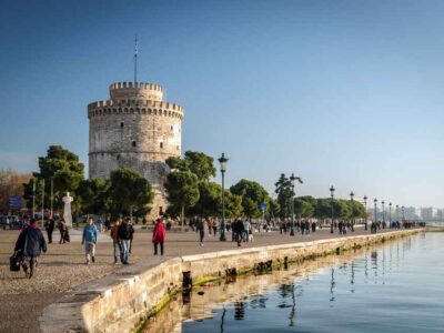 Waterfront White Tower Thessaloniki, Greece