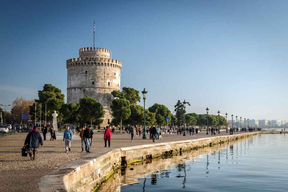 Waterfront White Tower Thessaloniki, Greece