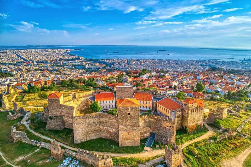City View of Thessaloniki Greece