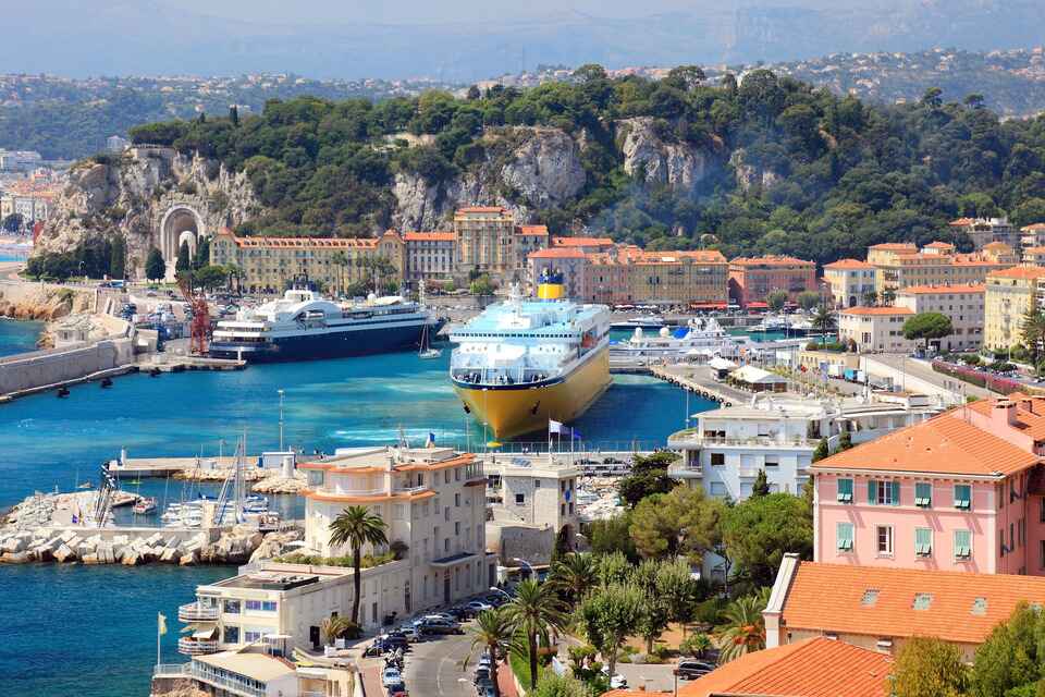Cruise Port in the French Riviera