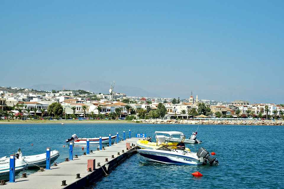 View of Rethymnon City in Crete, Greece