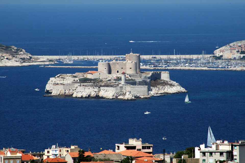Chateau d'If in Marseilles, France